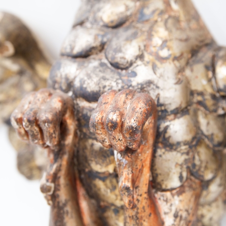 Aquila, scultura lignea laccata, Epoca '600 image 7